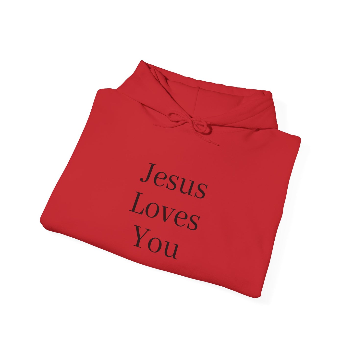 Jesus Loves You Unisex Hoodie, Inspirational Sweatshirt, Christian Gift, Cozy Layer, Casual Fashion, Faith Apparel