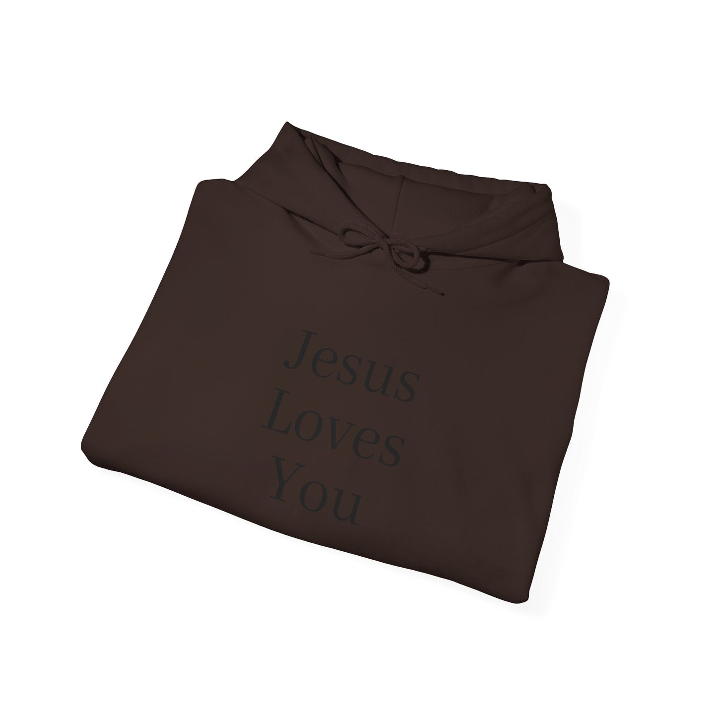 Jesus Loves You Unisex Hoodie, Inspirational Sweatshirt, Christian Gift, Cozy Layer, Casual Fashion, Faith Apparel
