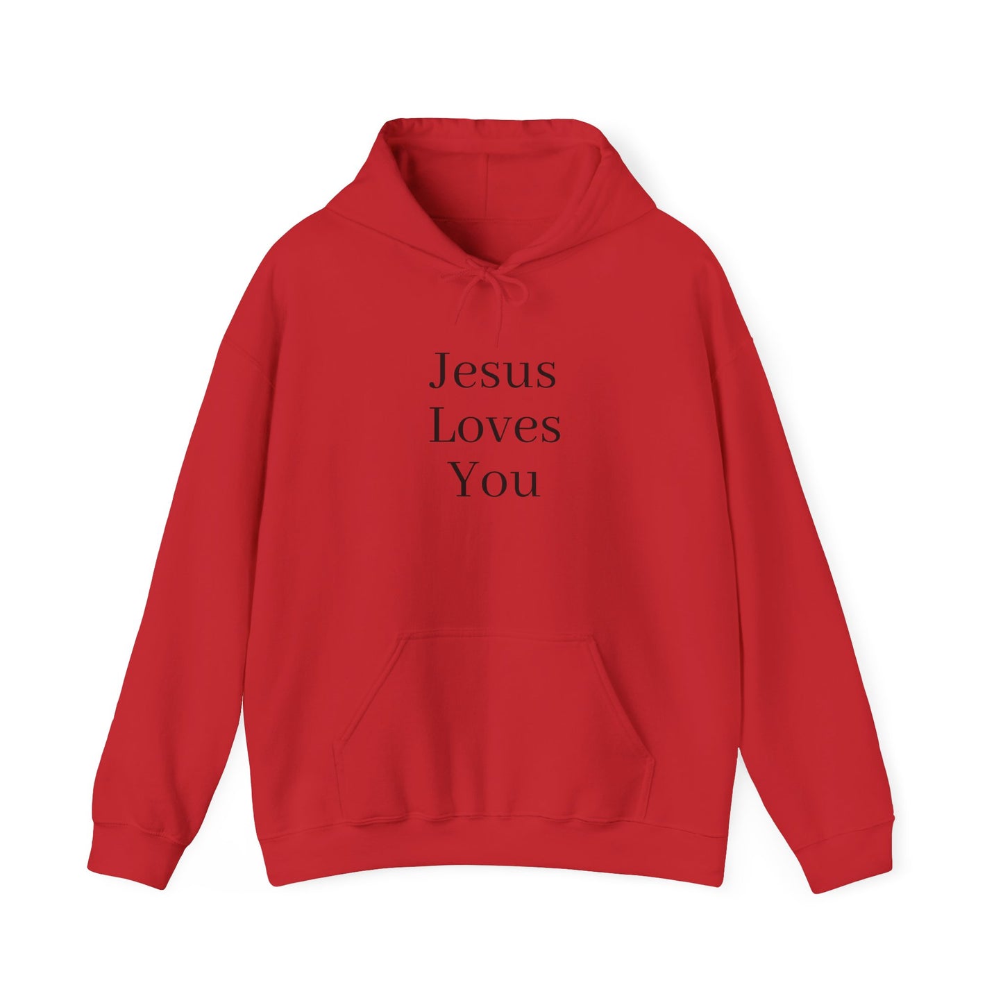 Jesus Loves You Unisex Hoodie, Inspirational Sweatshirt, Christian Gift, Cozy Layer, Casual Fashion, Faith Apparel