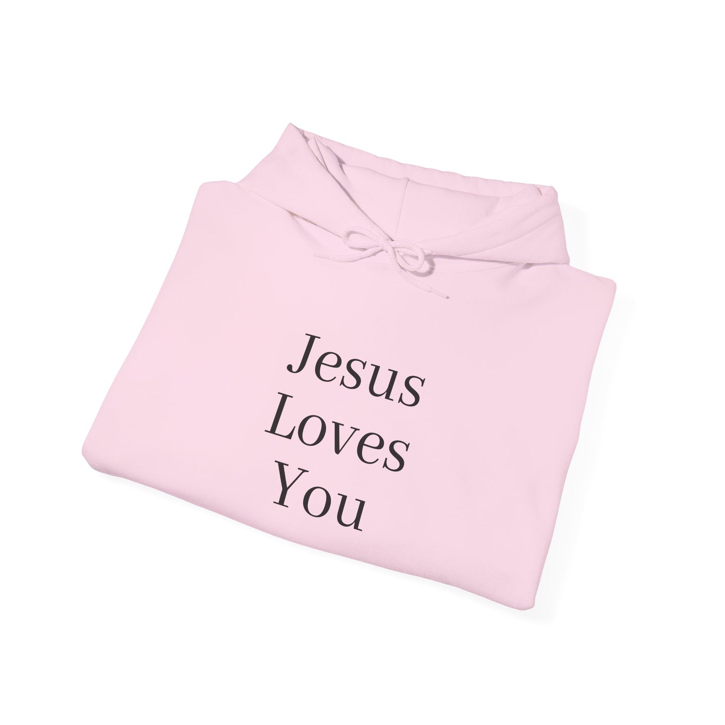 Jesus Loves You Unisex Hoodie, Inspirational Sweatshirt, Christian Gift, Cozy Layer, Casual Fashion, Faith Apparel