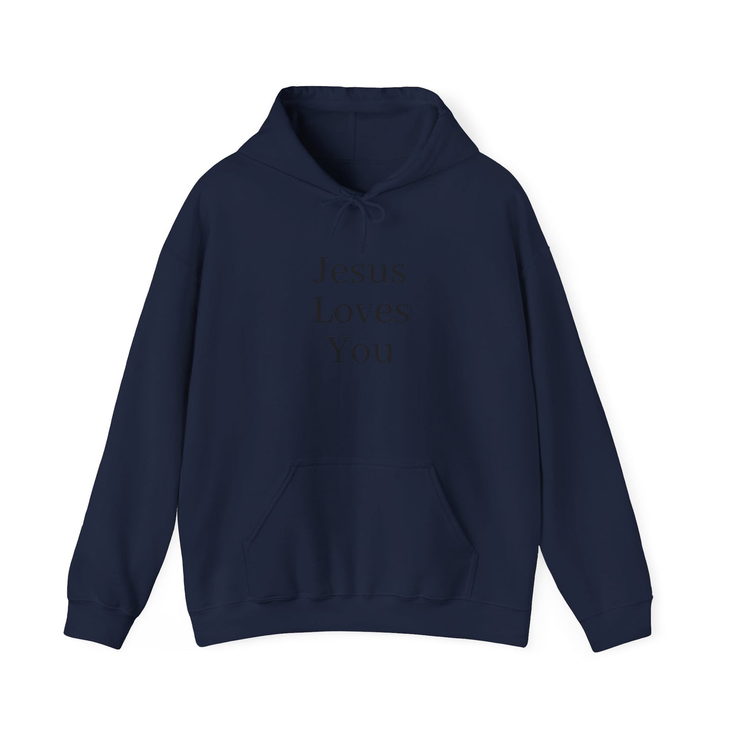Jesus Loves You Unisex Hoodie, Inspirational Sweatshirt, Christian Gift, Cozy Layer, Casual Fashion, Faith Apparel