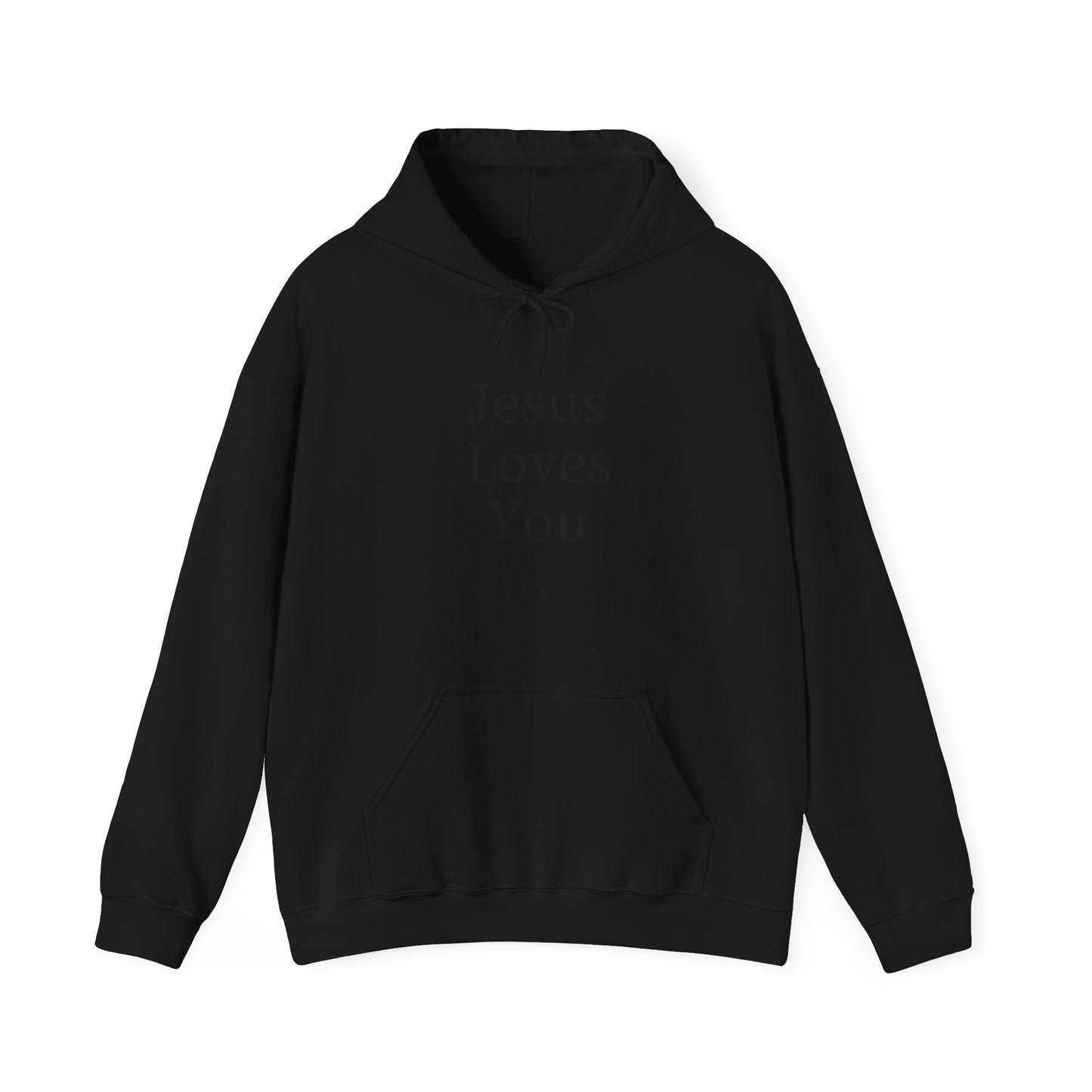 Jesus Loves You Unisex Hoodie, Inspirational Sweatshirt, Christian Gift, Cozy Layer, Casual Fashion, Faith Apparel