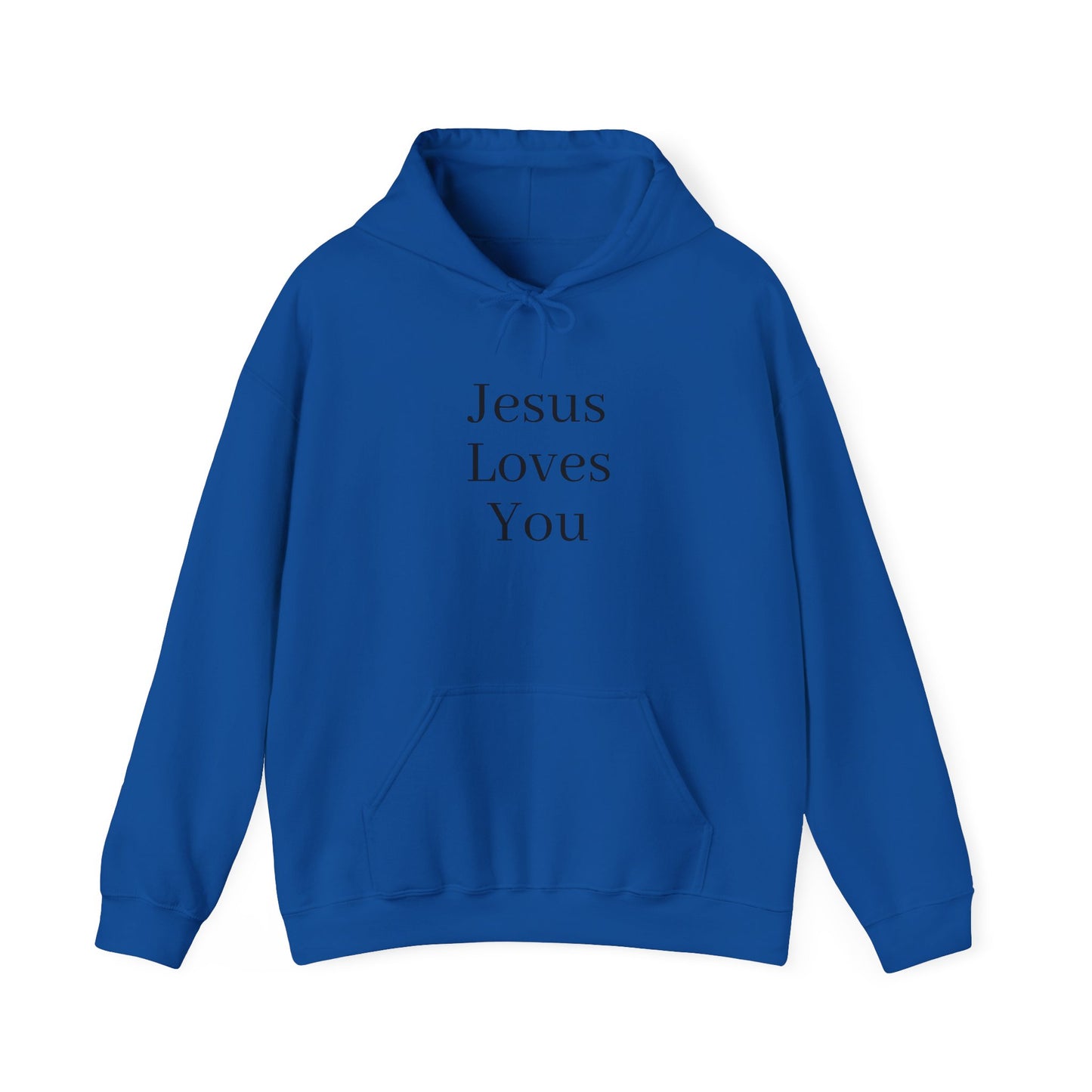 Jesus Loves You Unisex Hoodie, Inspirational Sweatshirt, Christian Gift, Cozy Layer, Casual Fashion, Faith Apparel