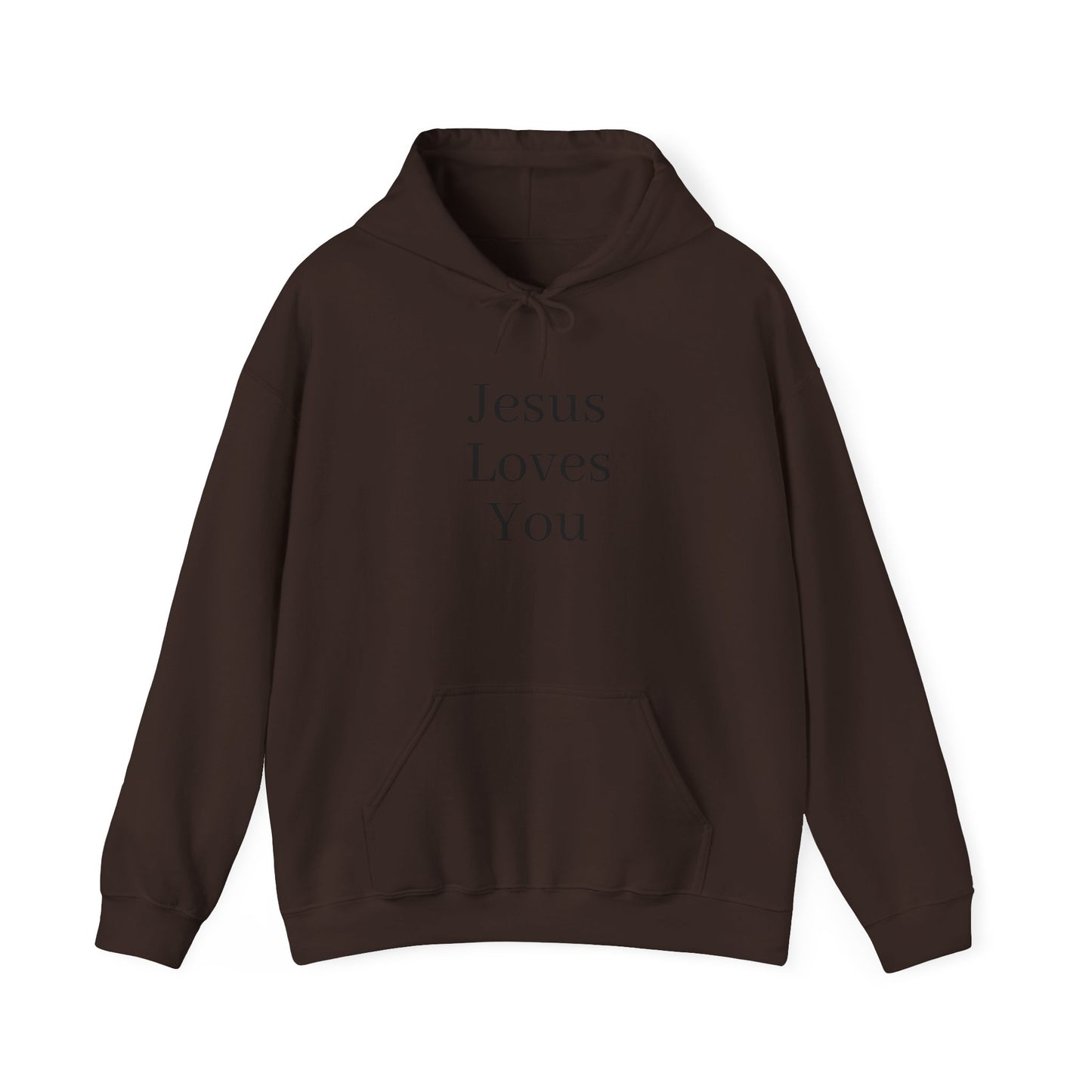 Jesus Loves You Unisex Hoodie, Inspirational Sweatshirt, Christian Gift, Cozy Layer, Casual Fashion, Faith Apparel