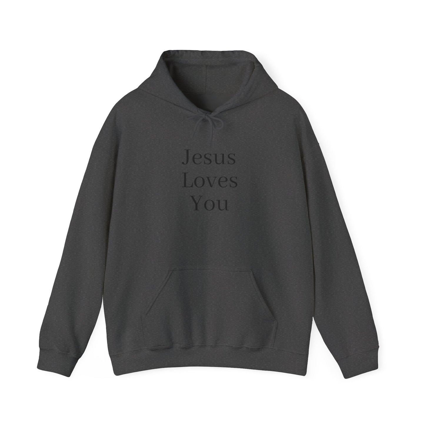 Jesus Loves You Unisex Hoodie, Inspirational Sweatshirt, Christian Gift, Cozy Layer, Casual Fashion, Faith Apparel