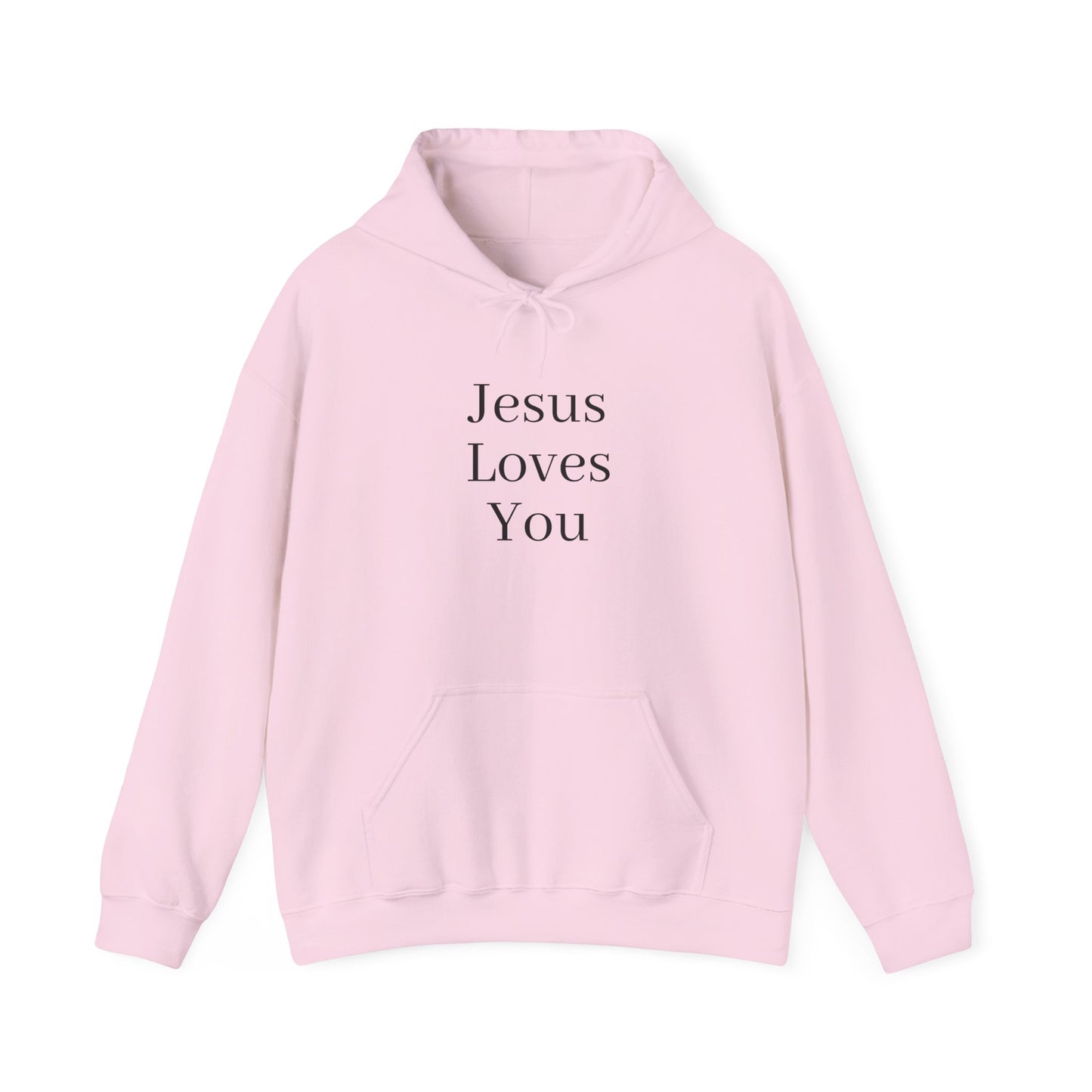 Jesus Loves You Unisex Hoodie, Inspirational Sweatshirt, Christian Gift, Cozy Layer, Casual Fashion, Faith Apparel